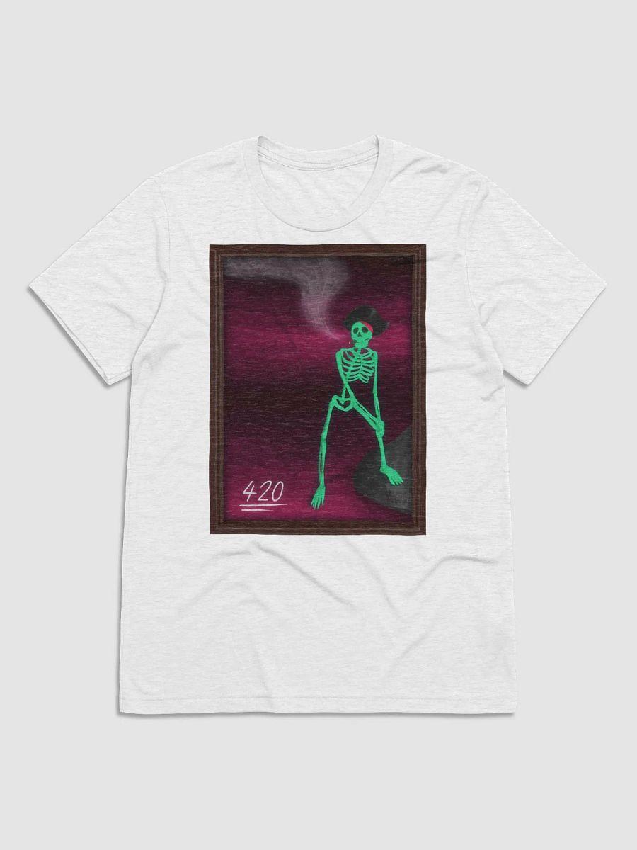 AWESOME SKELETON PAINTING T-SHIRT [WHITE] product image (1)