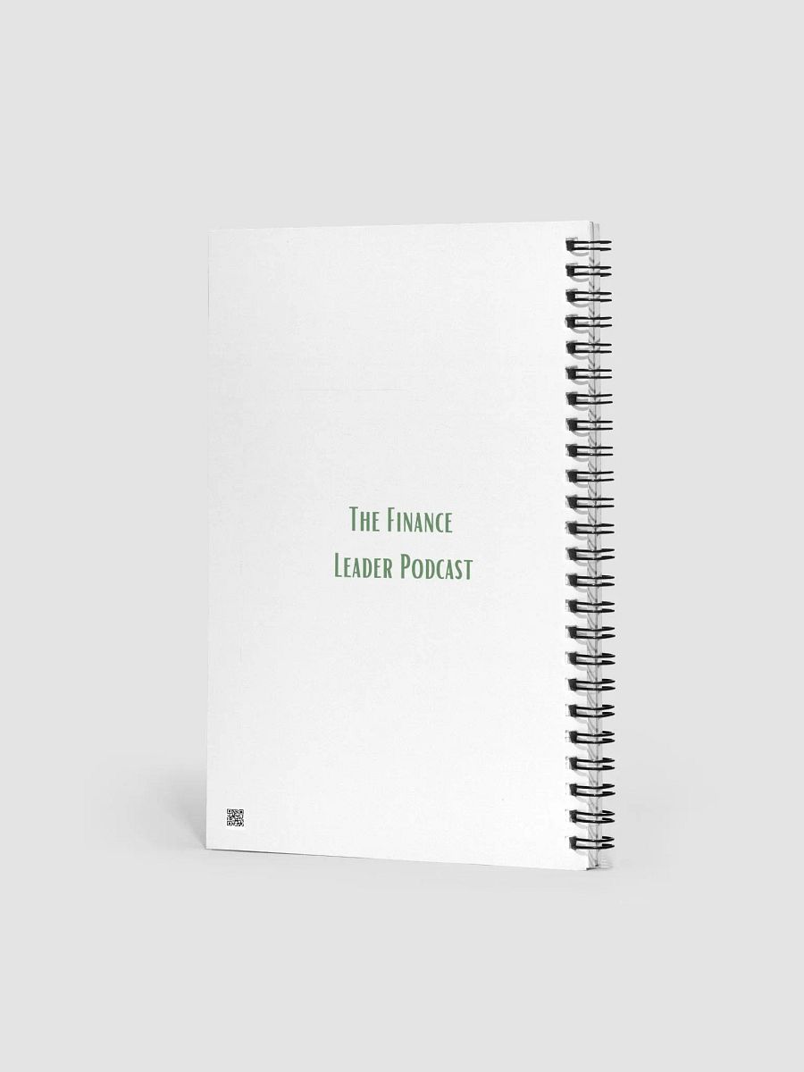 Finance Leadership Notebook product image (2)