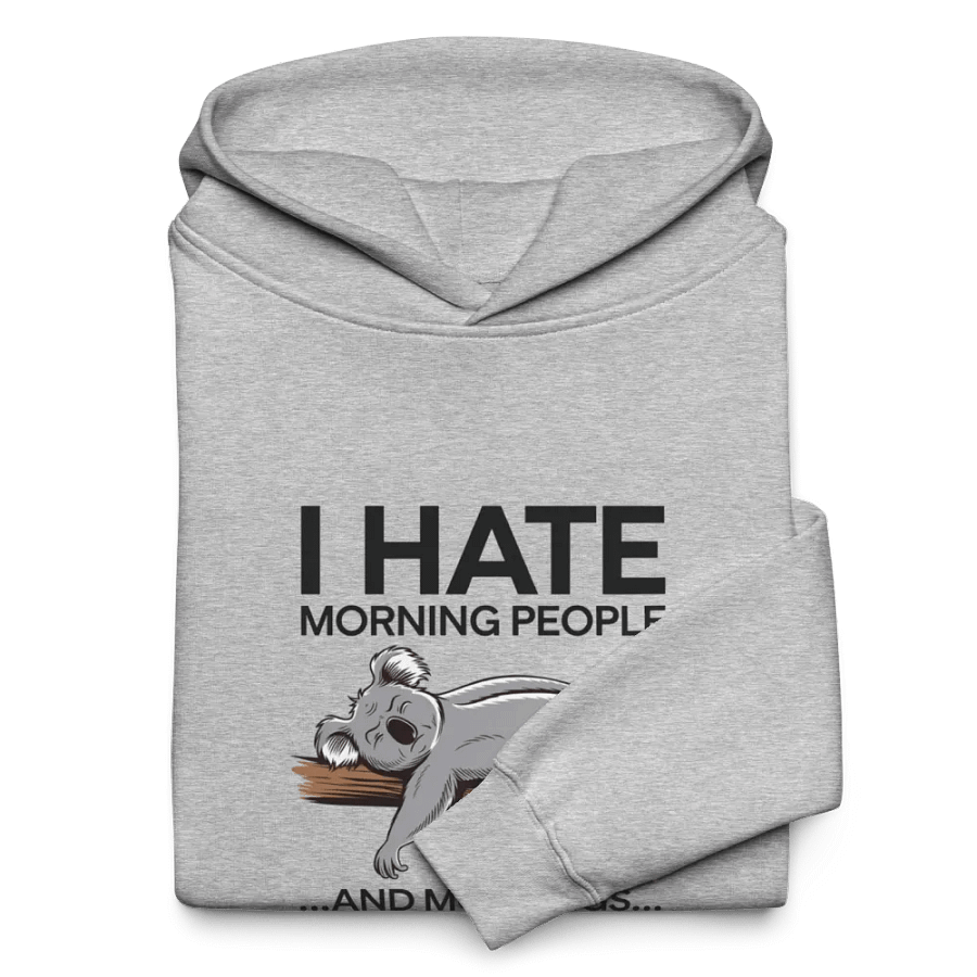Koala’s Morning Mood AS Colour Unisex Premium Oversized Hoodie product image (10)