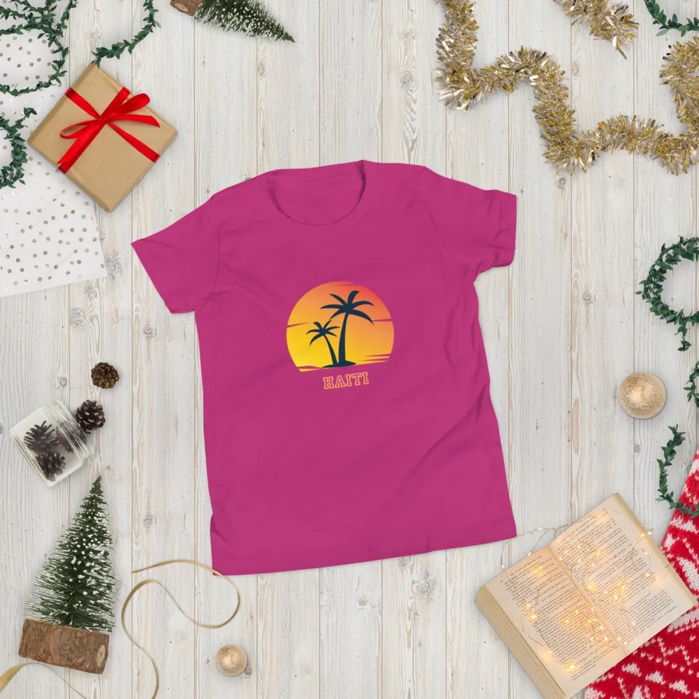Haitian Sunset Youth T-Shirt product image (108)