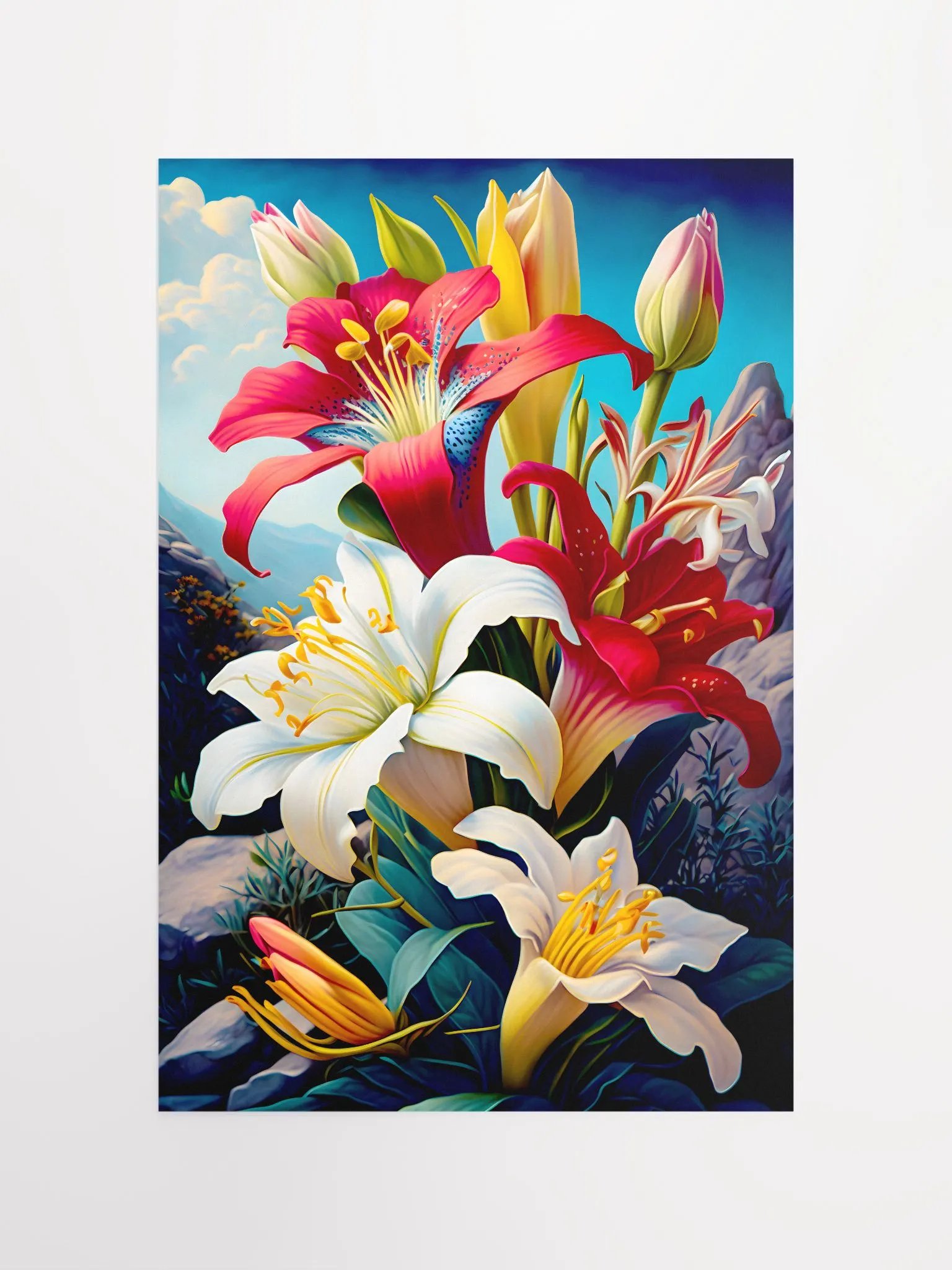 Lilies Alstroemeria Flower Poster product image (2)