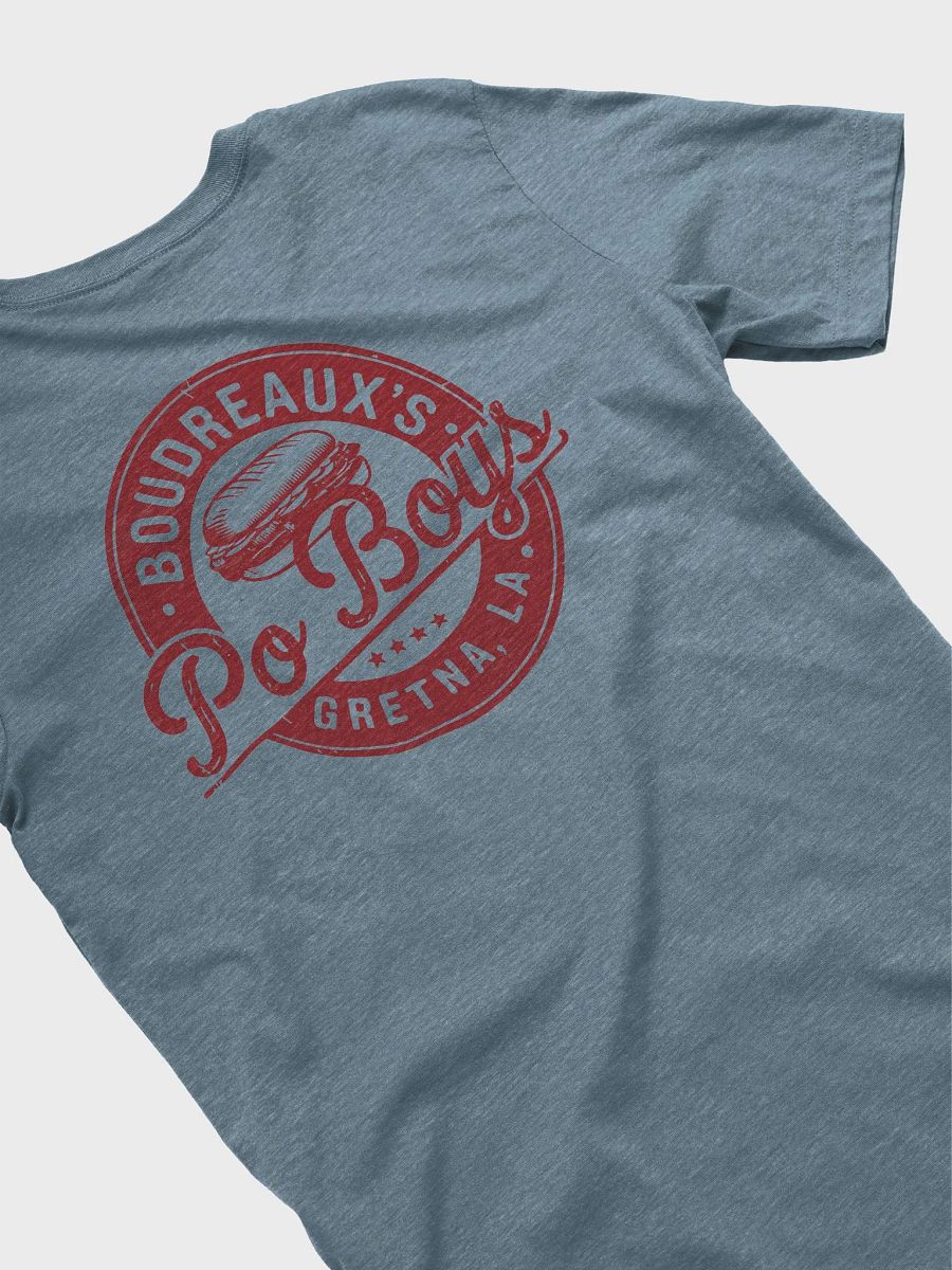 Boudreaux's Po Boy's Logo Bella+Canvas T-Shirt product image (22)