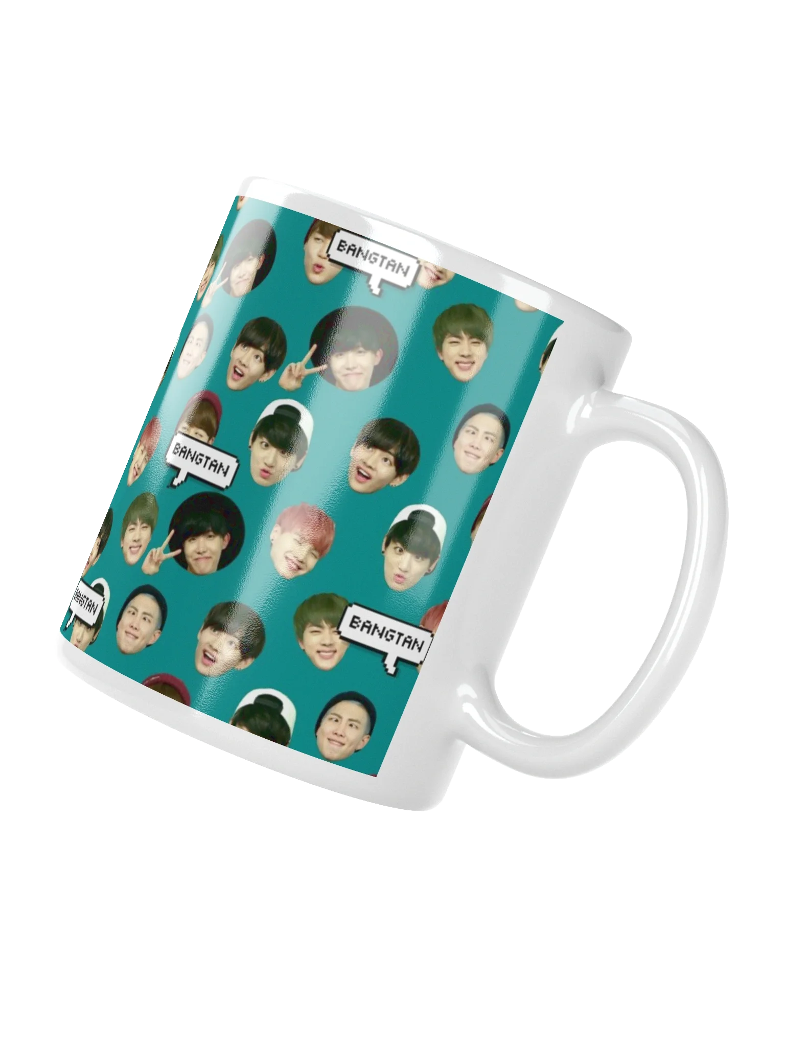 BTS Funny Faces Crescent Mug product image (3)