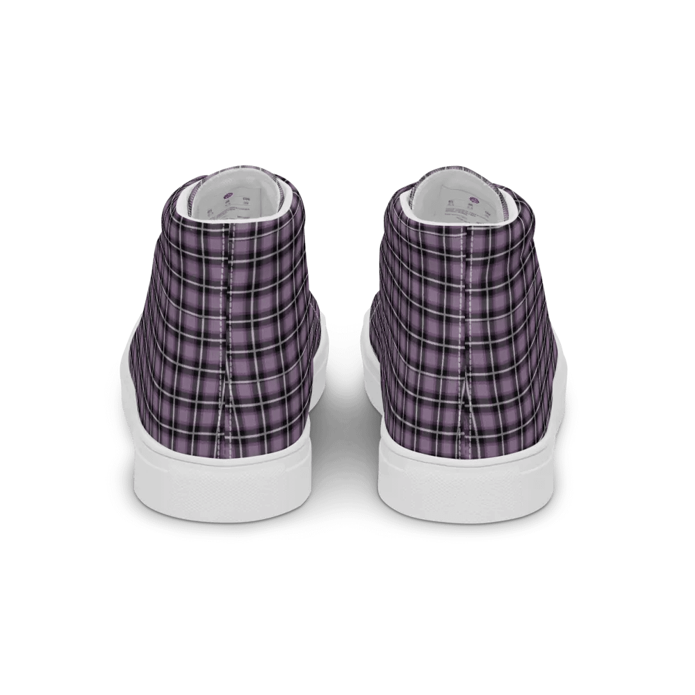 Men's Purple Plaid Perfection High-tops product image (4)