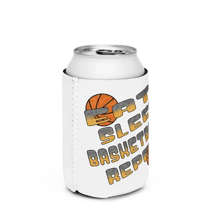 Eat Sleep Basketball Repeat Bliss Can Cooler product image (2)