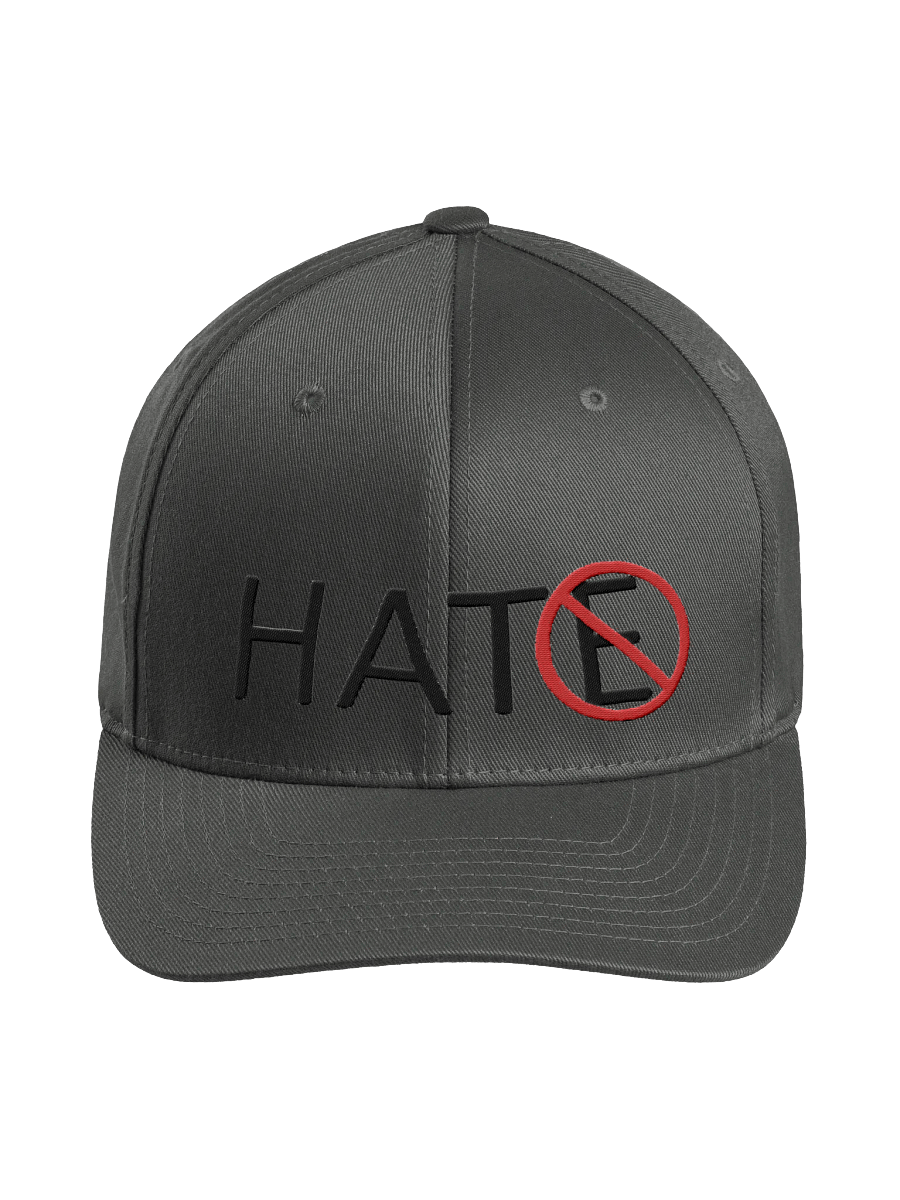 No Hate Flexfit Cap - Black Lettering product image (6)