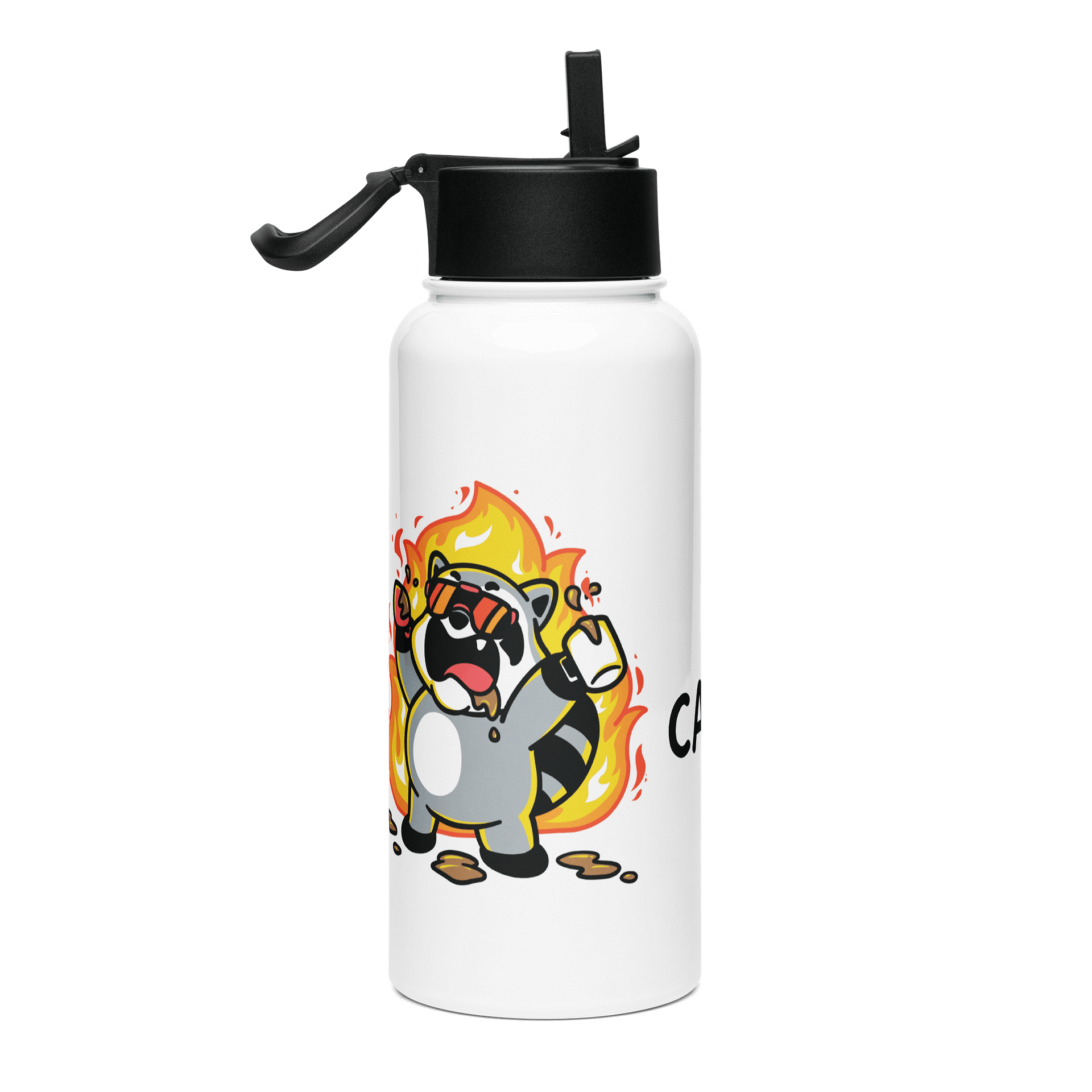 Caffeine & Rage Water Bottle product image (1)