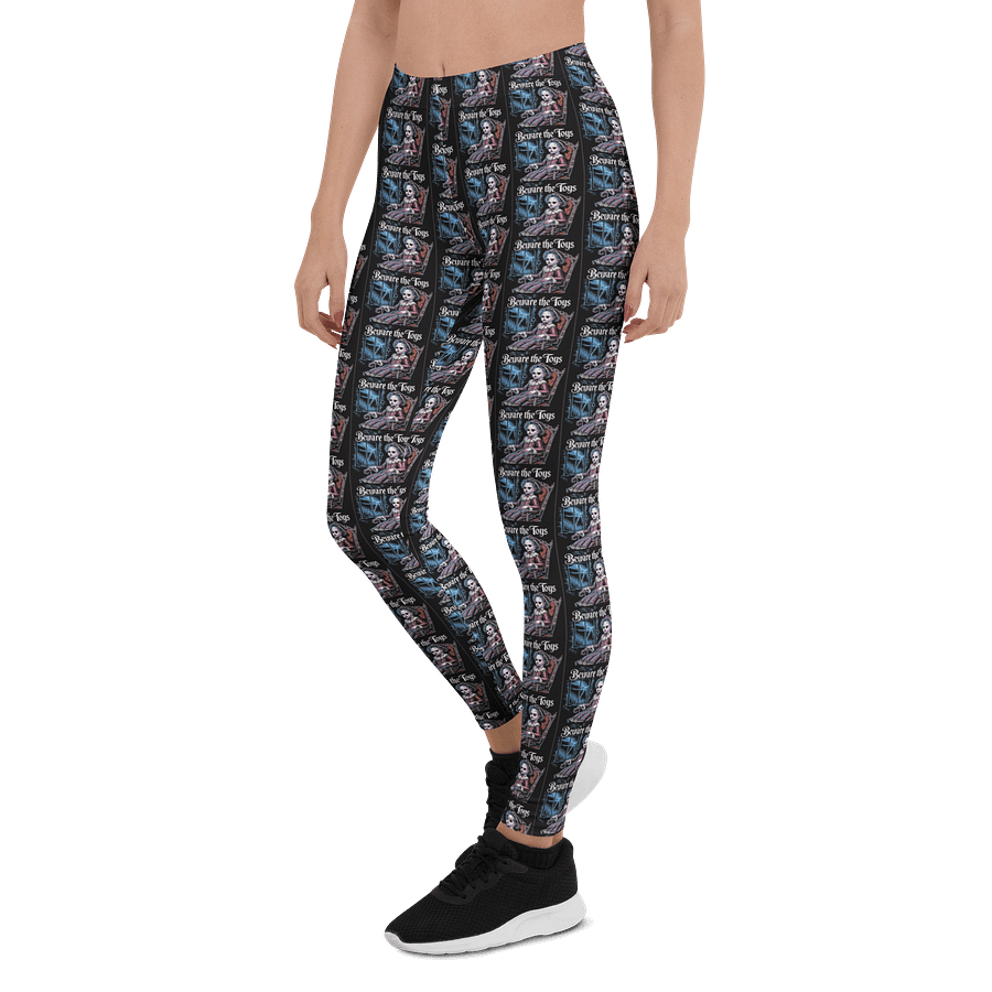 Midnight Veil Designs Beware the Toys Gothic Fantasy Women's All-Over Print Leggings (XS-XL) product image (4)