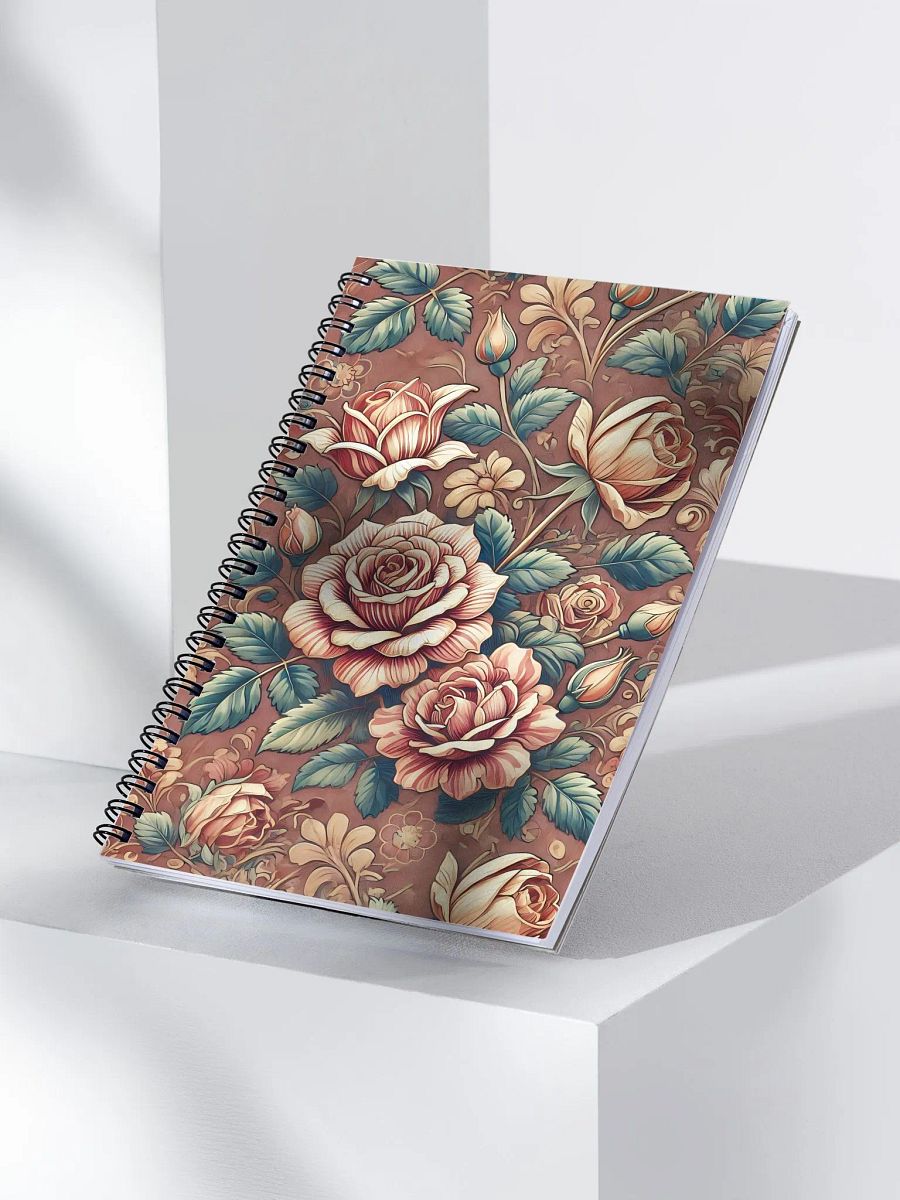 Royal Floral Spiral Notebook product image (3)