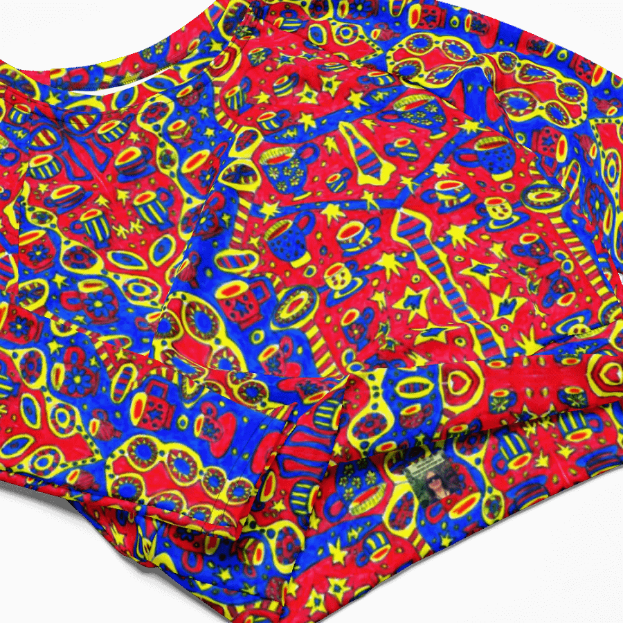 Symmetry Splendor Recycled Crop Top product image (4)