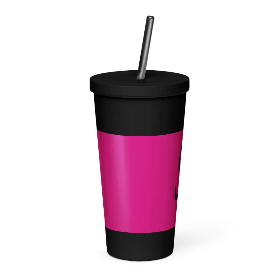 Insulated Tumbler with a Straw (oh yes) product image (4)