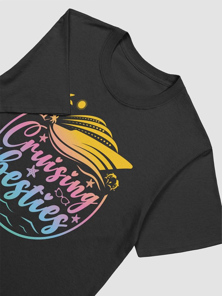 Cruising Besties Unisex Softstyle T-Shirt Dark Colours product image (2)