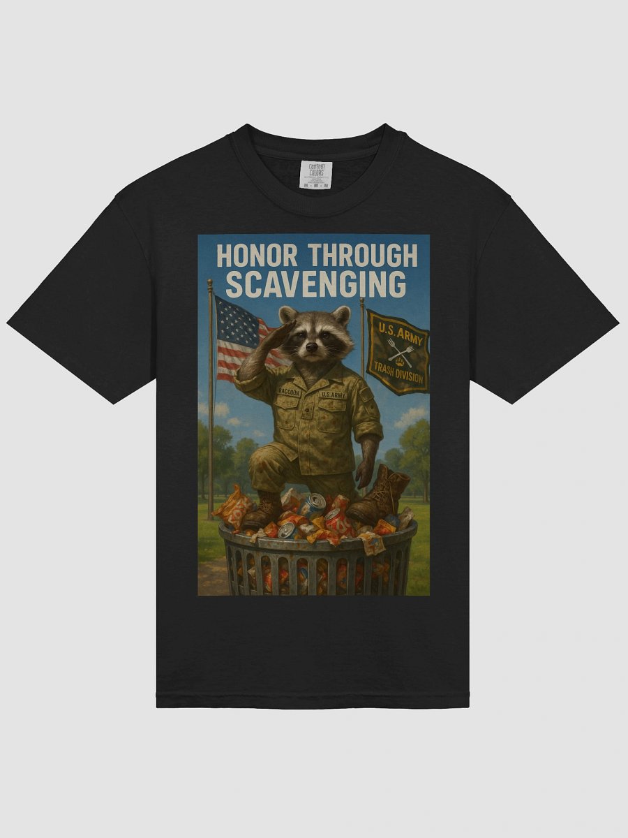 Raccoon Honor Through Scavenging T-Shirt product image (27)