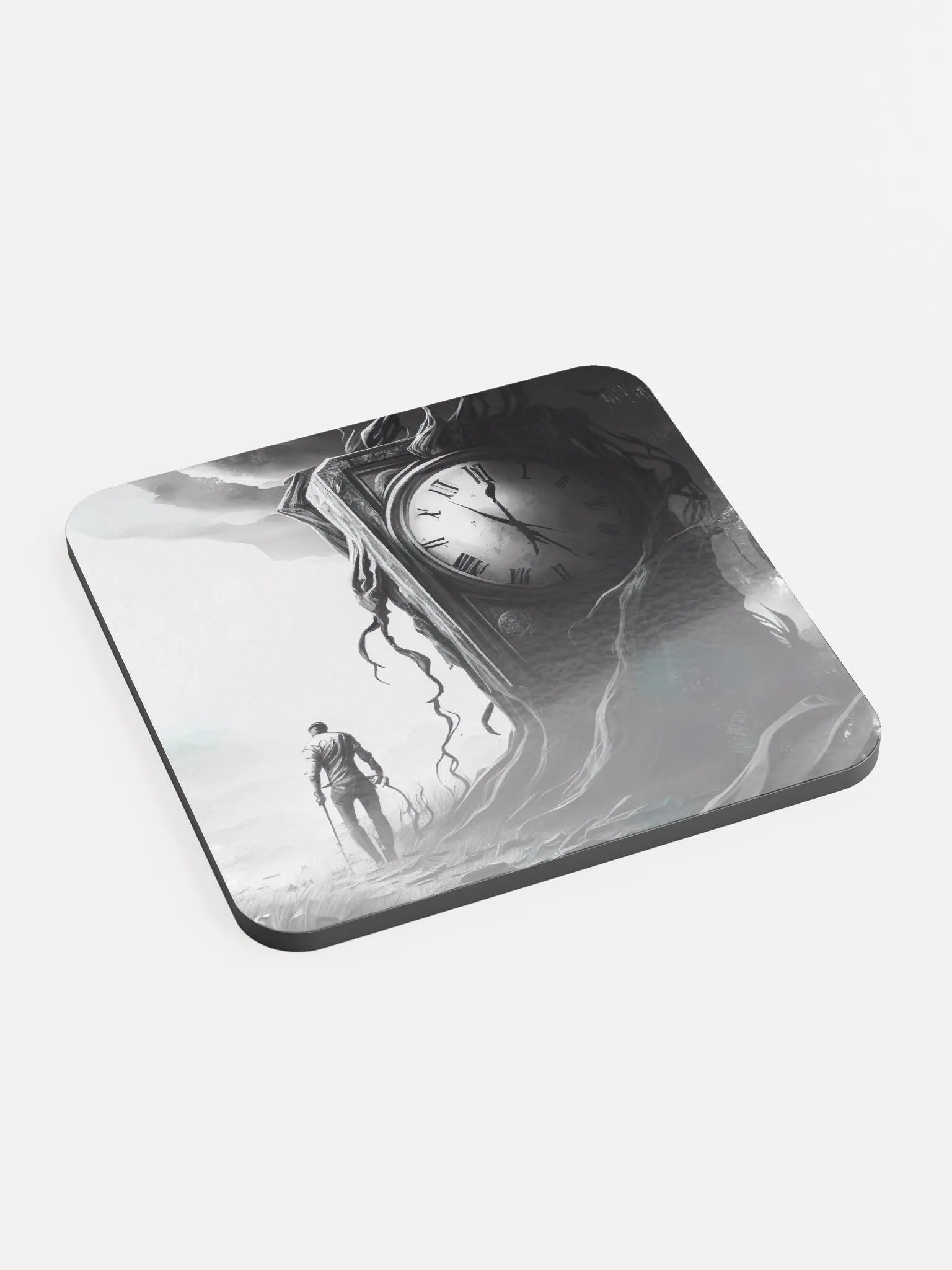 End Of Time Glossed Cork Coaster product image (2)