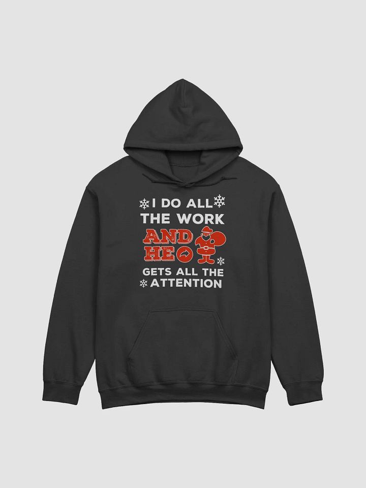Santa gets all the attention postal worker Unisex Hoodie product image (1)