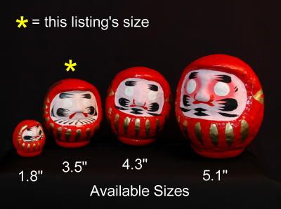3.5 Inch Daruma Tumbler - Japan Zen Buddhist Bodhidarma product image (3)
