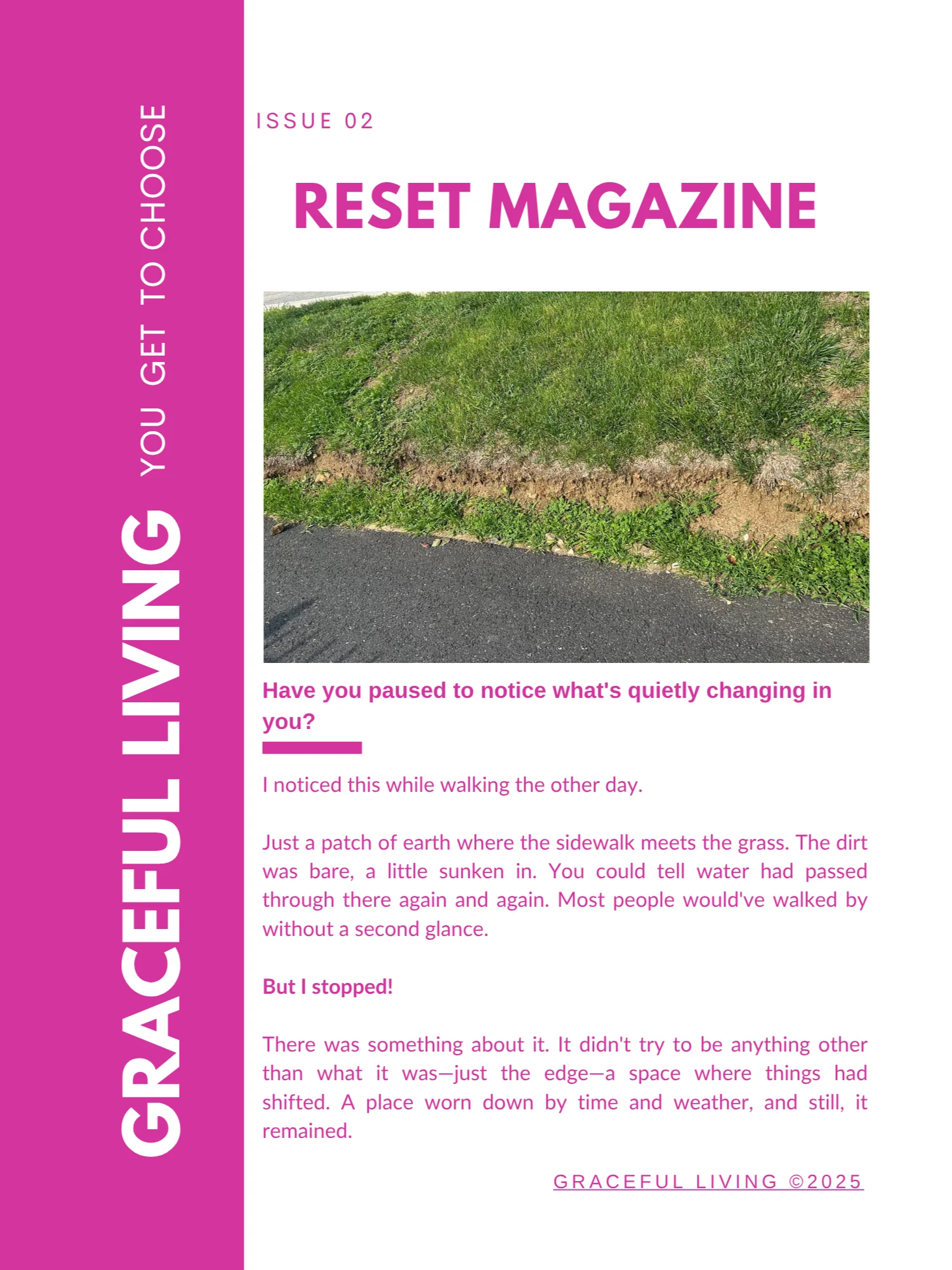 Graceful Living Reset Magazine Issue 2 product image (2)