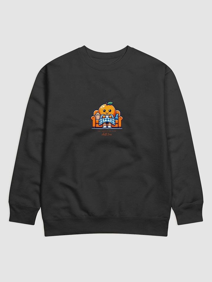 Surfer Tangerine Cotton Premium Sweatshirt product image (1)
