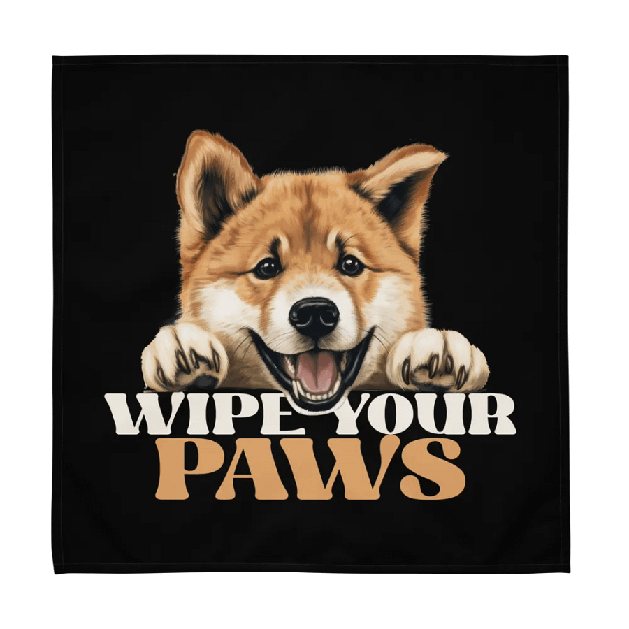 Wipe Your Paws Funny Akita Gift product image (2)