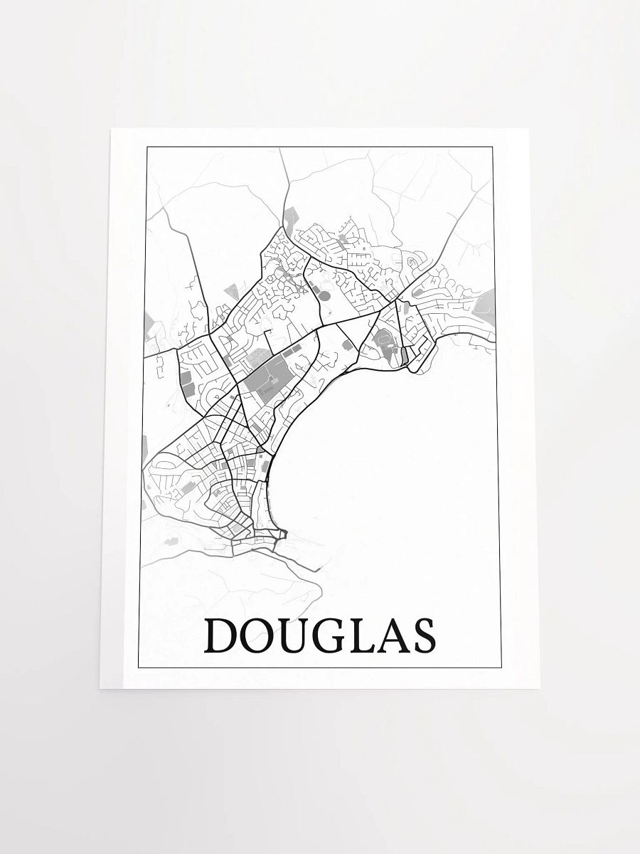 Douglas, Isle of Man, city map print product image (20)