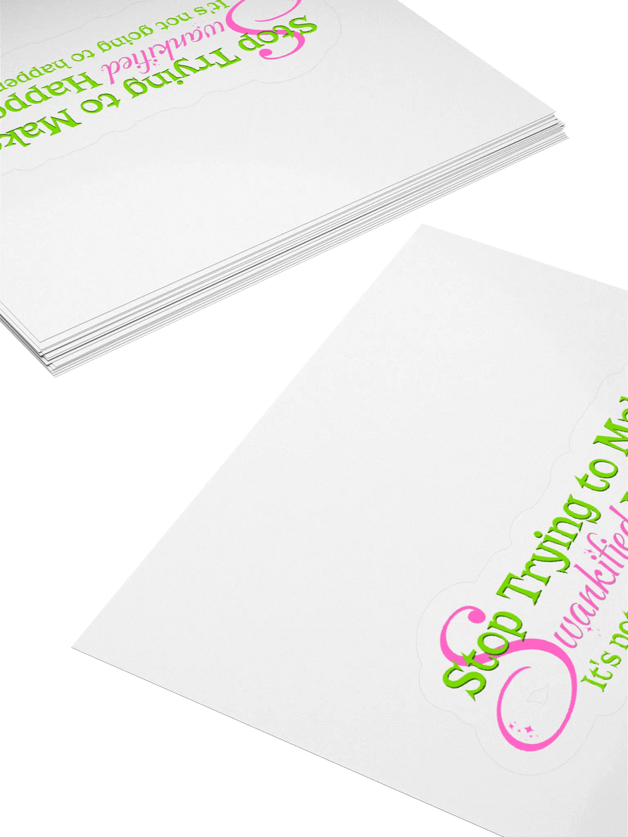 Swankified Stickers – Kiss-Cut Vinyl Wicked x Mean Girls Meme Decals product image (4)