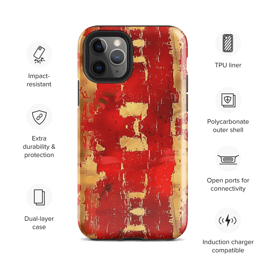 Ethereal Red and Gold Tough Case for iPhone® product image (28)