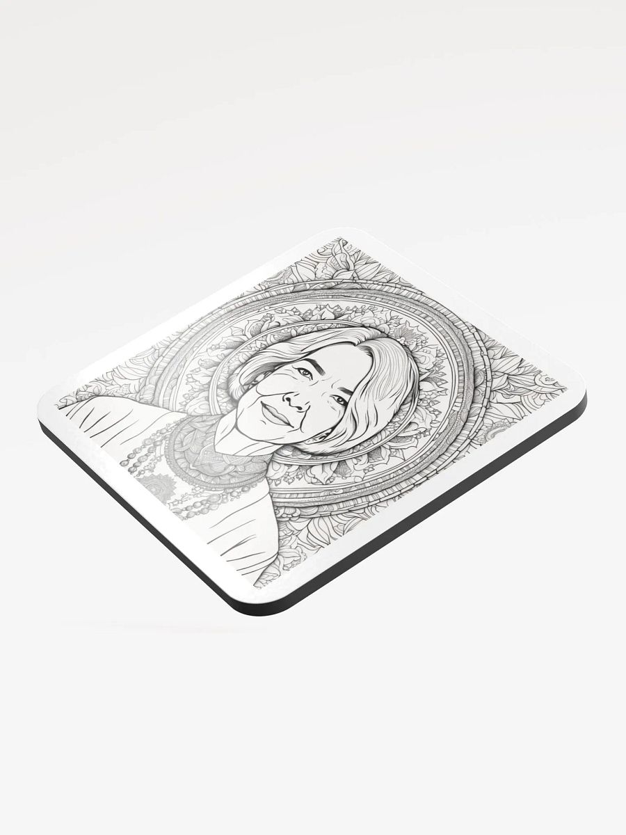Mandala Muse Glossed Cork Coaster product image (3)