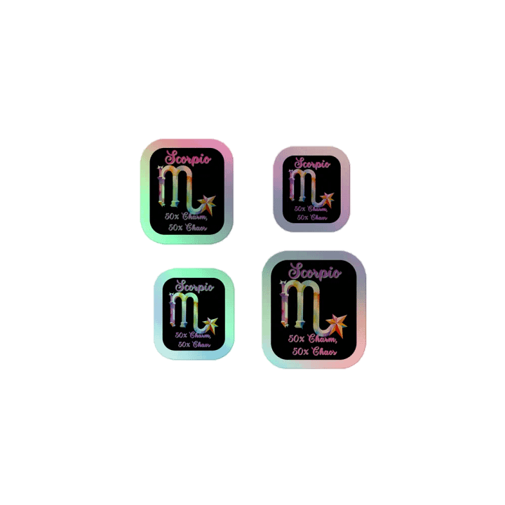Scorpio 50/50 Holo Sticker Pack product image (1)