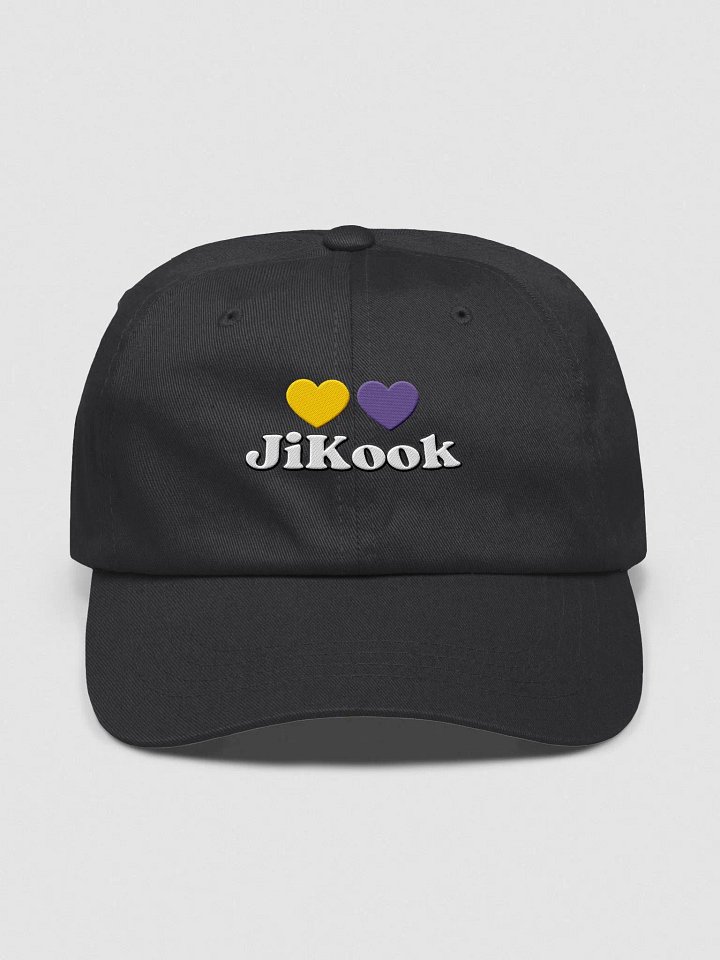 JiKook Purple and Gold Hearts cap product image (1)