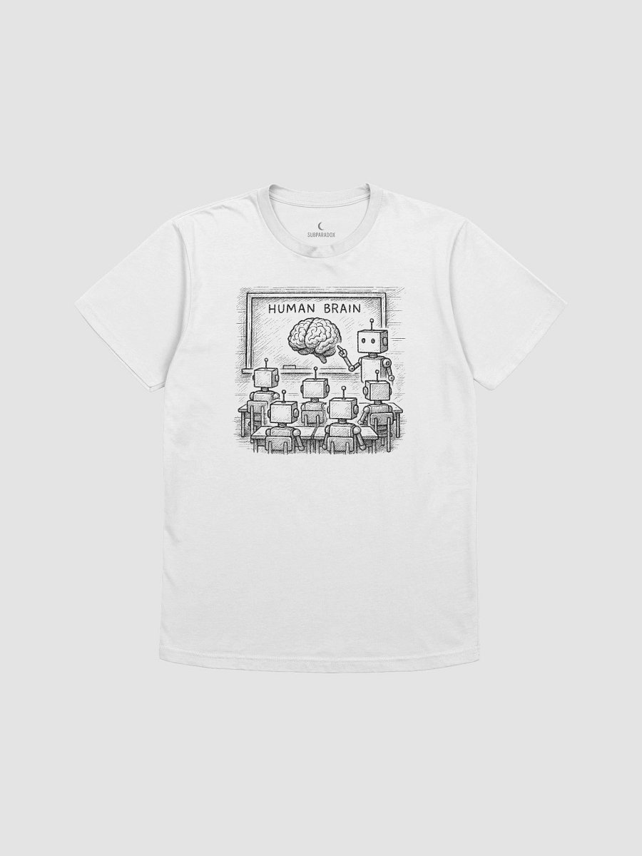 What…? Human? - Robot Classroom - White Tee product image (3)