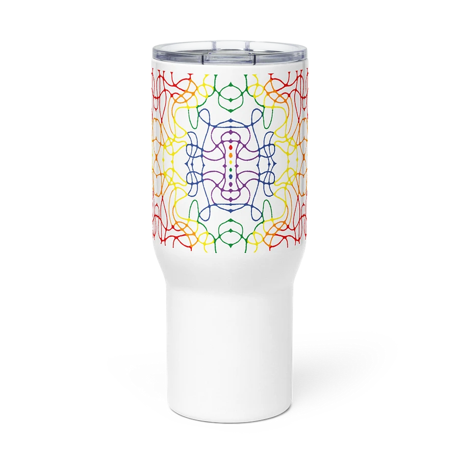 Rainbow Abstract - Travel Mug product image (5)