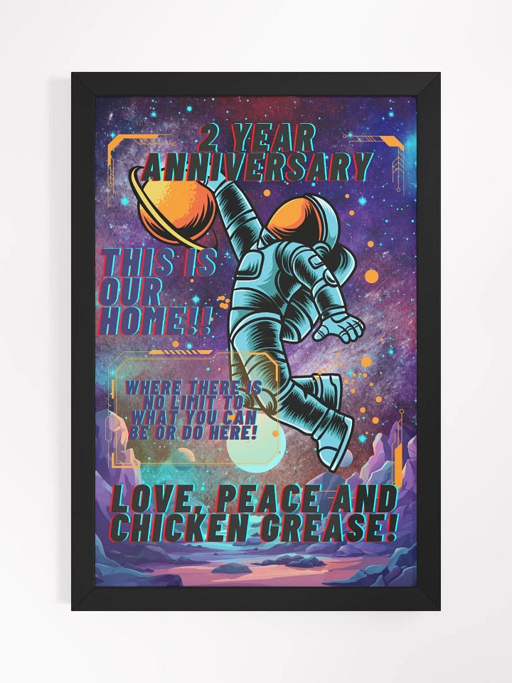 Chill Zone 2nd Anniversary Metal Poster product image (2)
