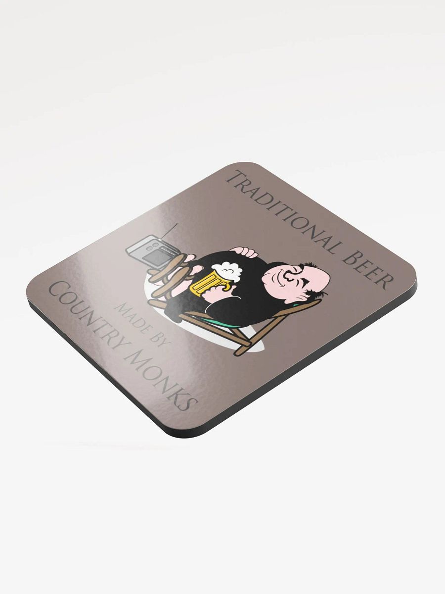 Country Monks Brewing Relaxing Monk Cork Coaster product image (3)