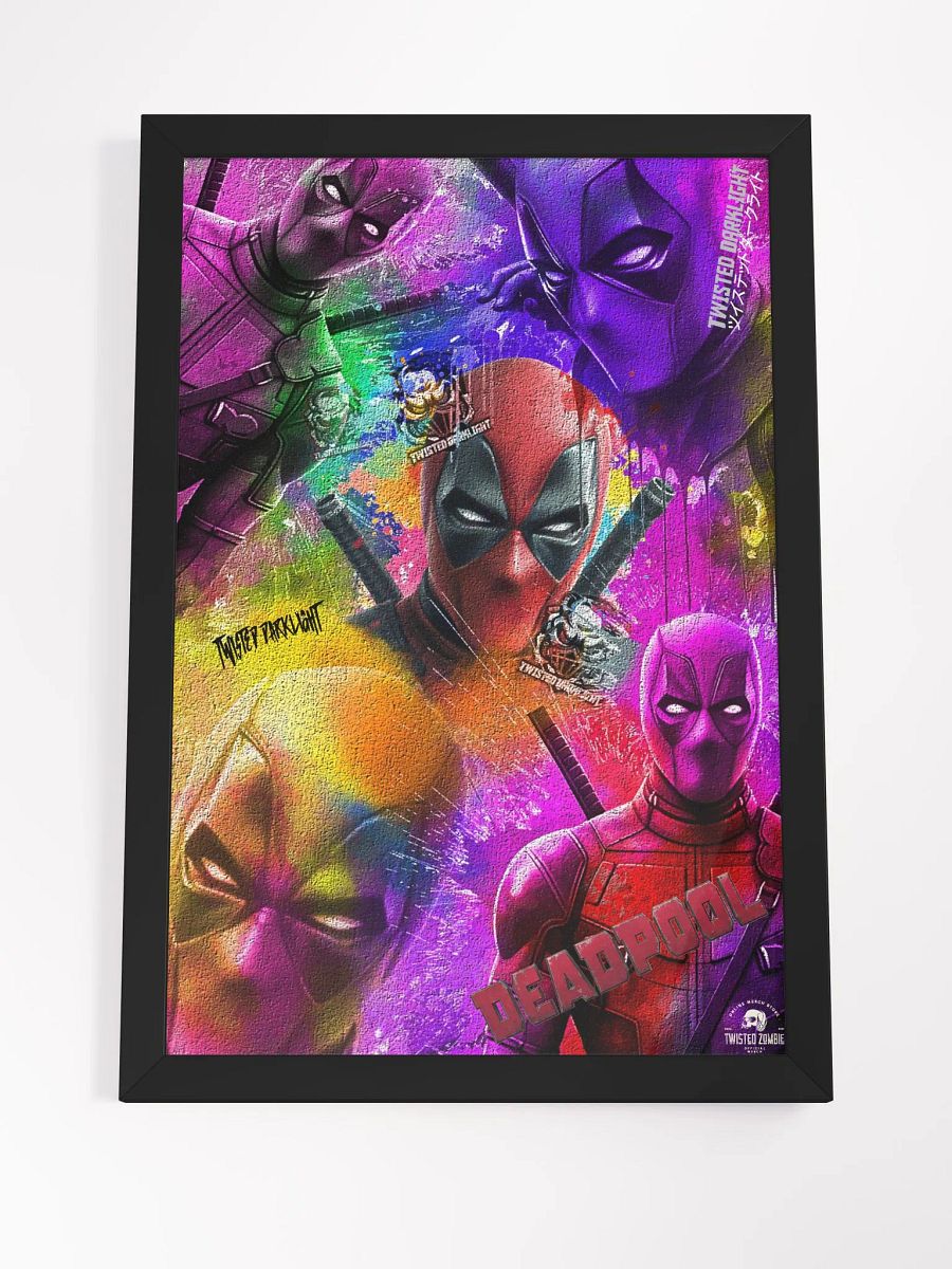 Limited Edition: Deadpool Poster - Unique Design By Twisted Darklight - Size: 12" x 18" product image (4)