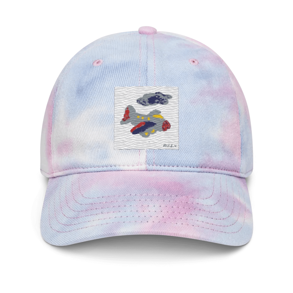 Kid Airplane (Sportsman Tie-Dye Dad Hat) product image (1)