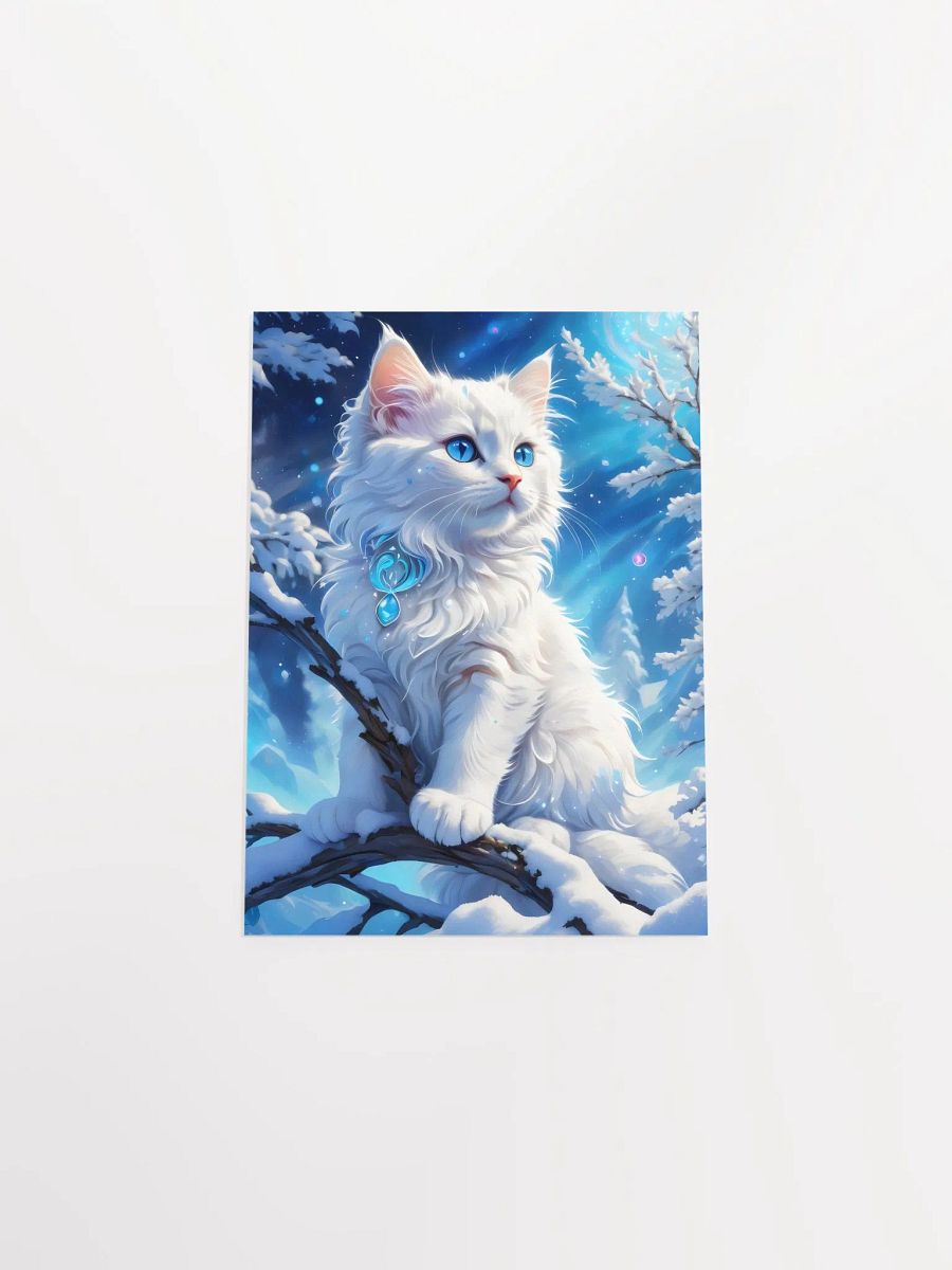 Blue-Eyed Kitten Winter Magic Poster product image (11)