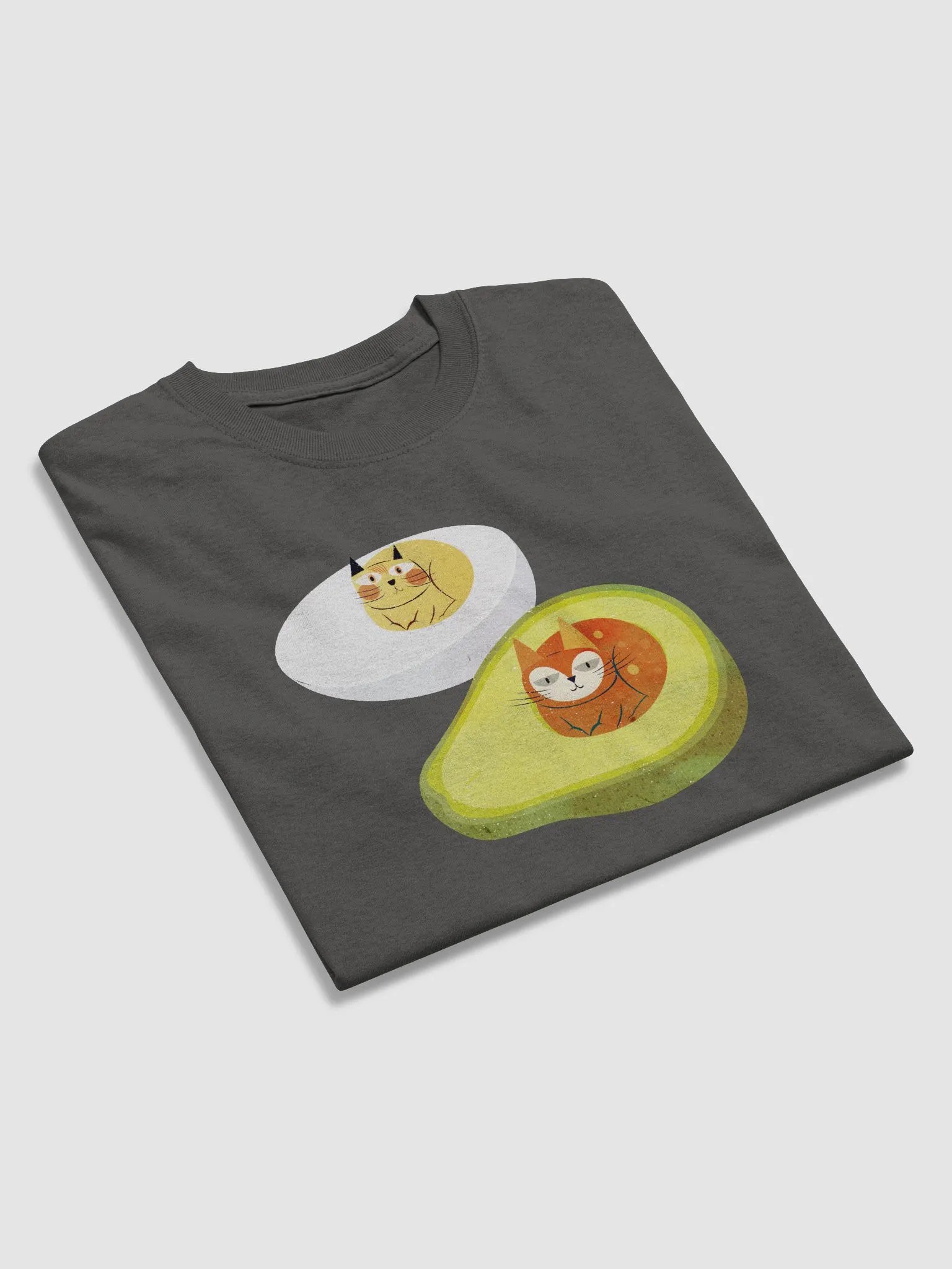 Avocado & Egg Heavyweight Unisex T-Shirt product image (3)