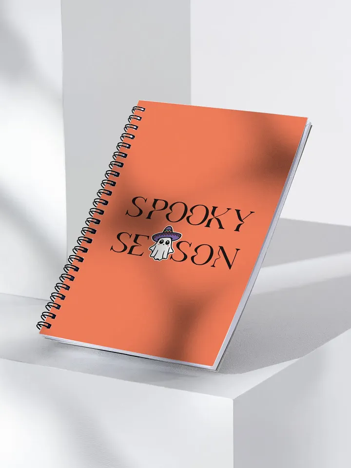 Spooky Season Sombrero Ghost Dotted Spiral Notebook product image (2)