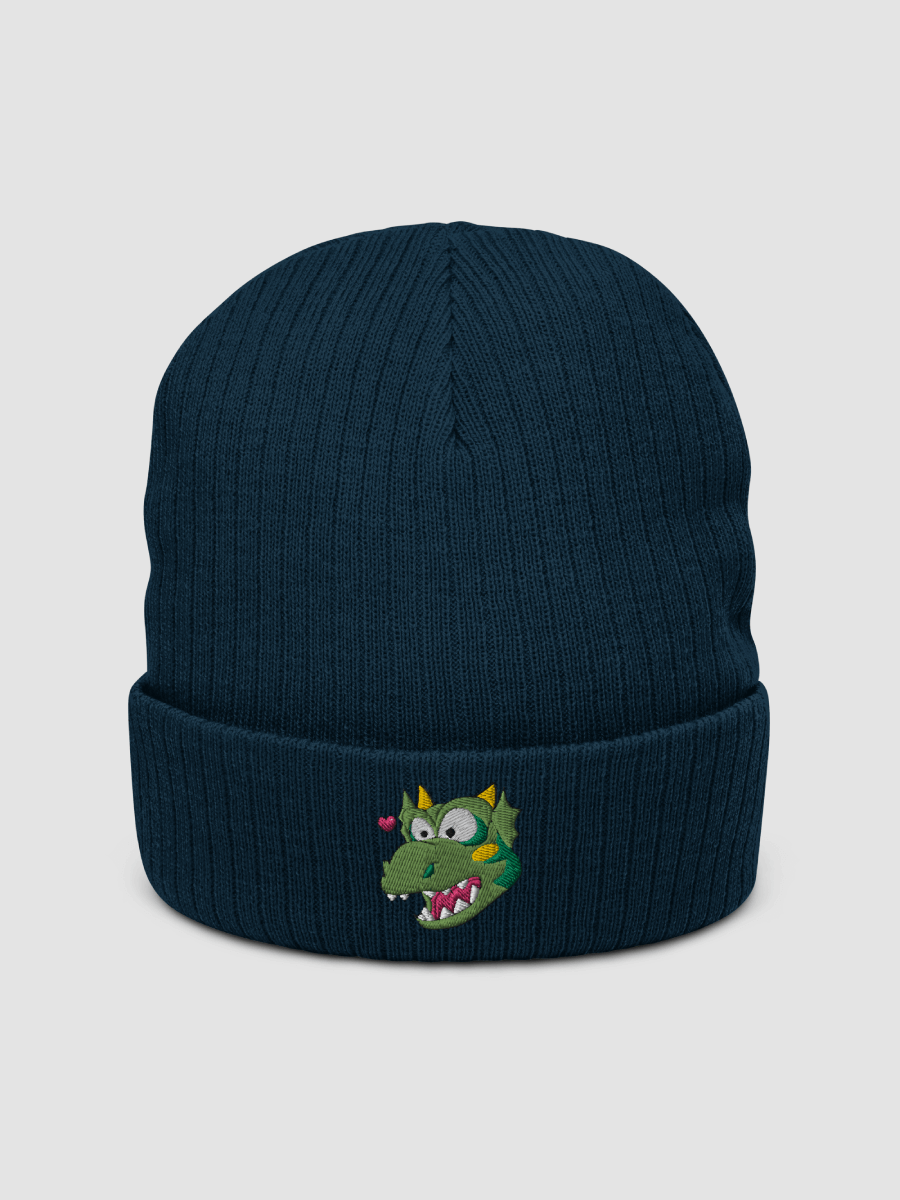 Love Dragon Green Recycled Cuffed Beanie product image (1)