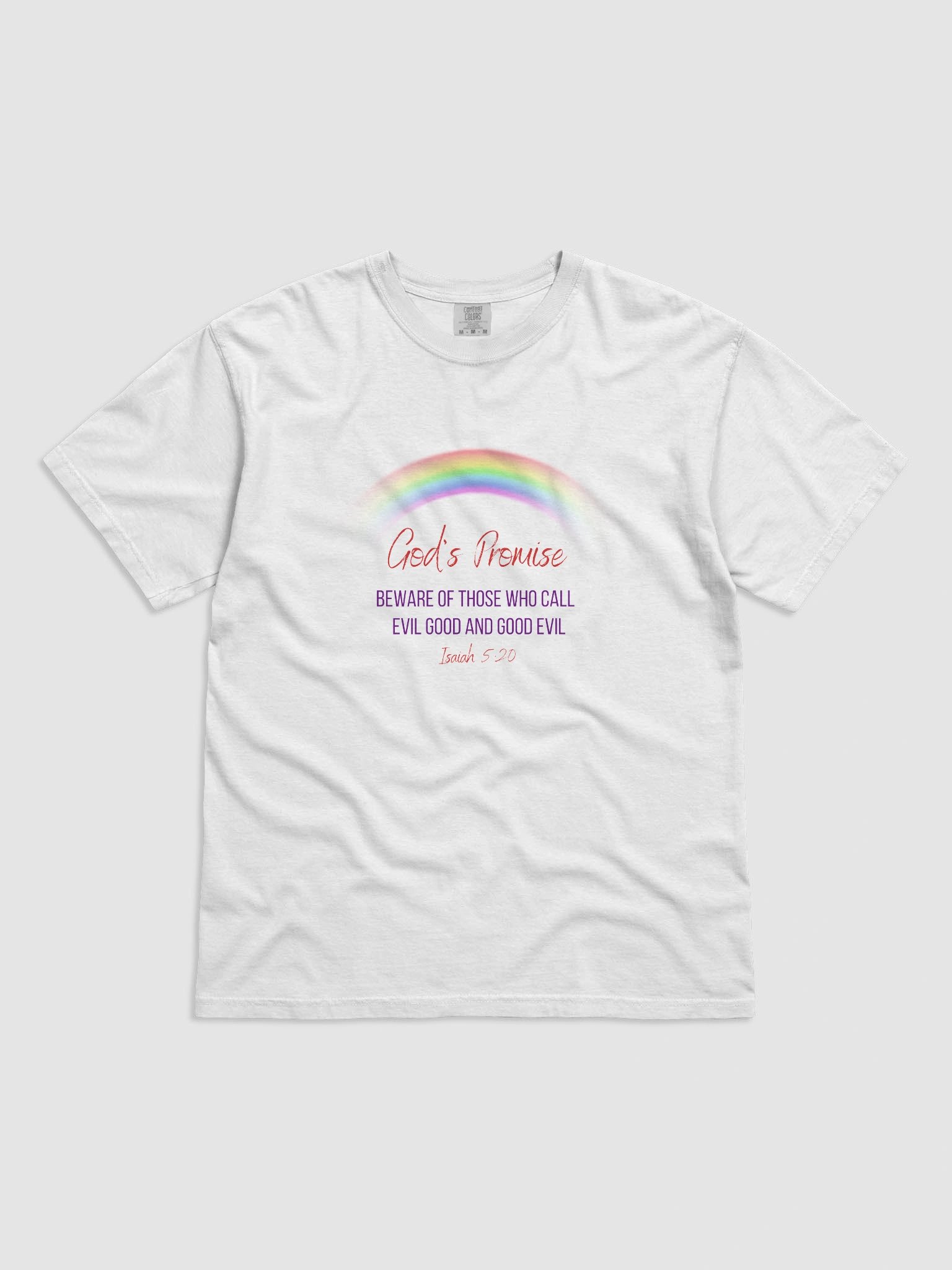 God's Rainbow Heavyweight T-Shirt product image (1)