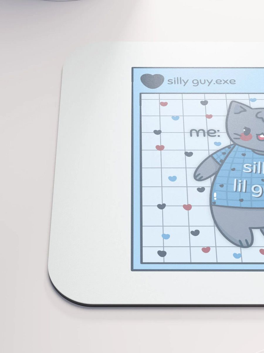 Silly Lil Guy Blue Mouse Mat product image (6)