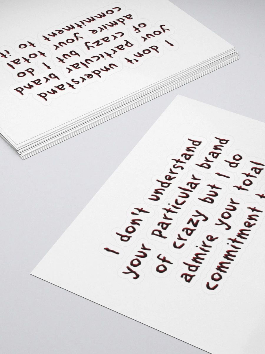 Brand of Crazy - Stickers product image (10)