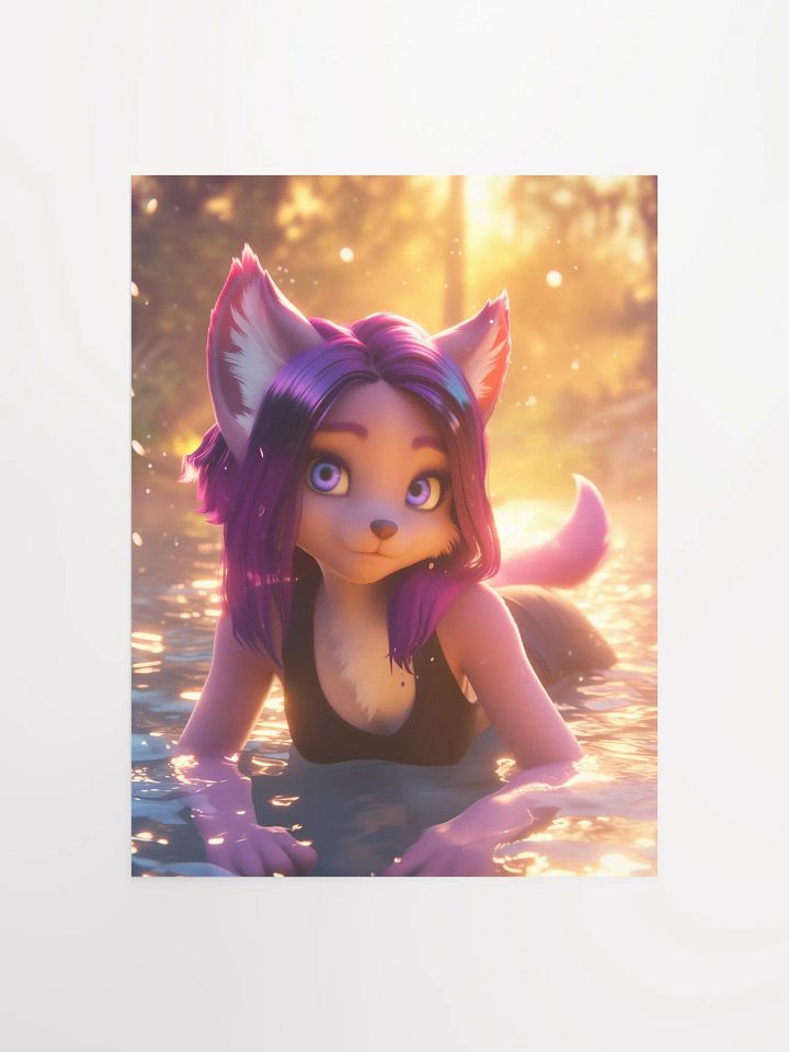 Golden Hour Fox Beauty Poster product image (1)