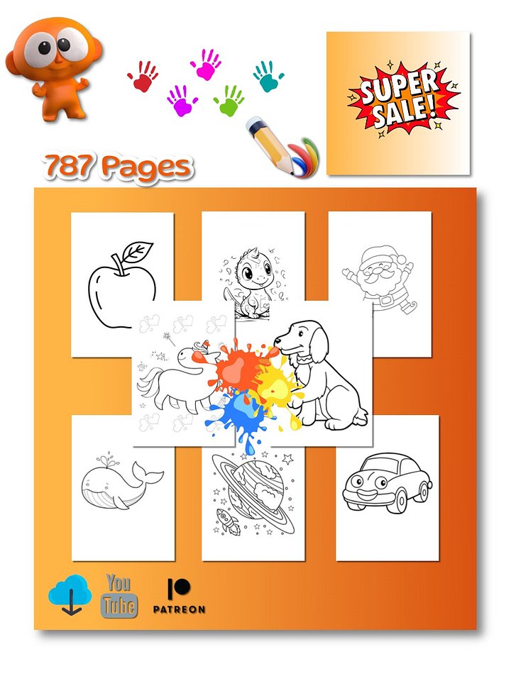 Kiddie Speak Coloring Bundle product image (1)