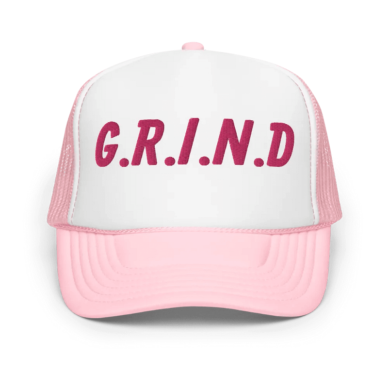 Grind - Embroidered Hat Trucker Cap