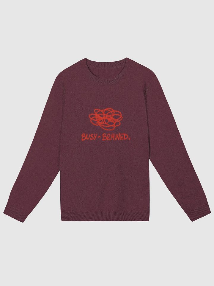 BUSY-BRAINED (duotone red) knitwear classic crewneck product image (1)