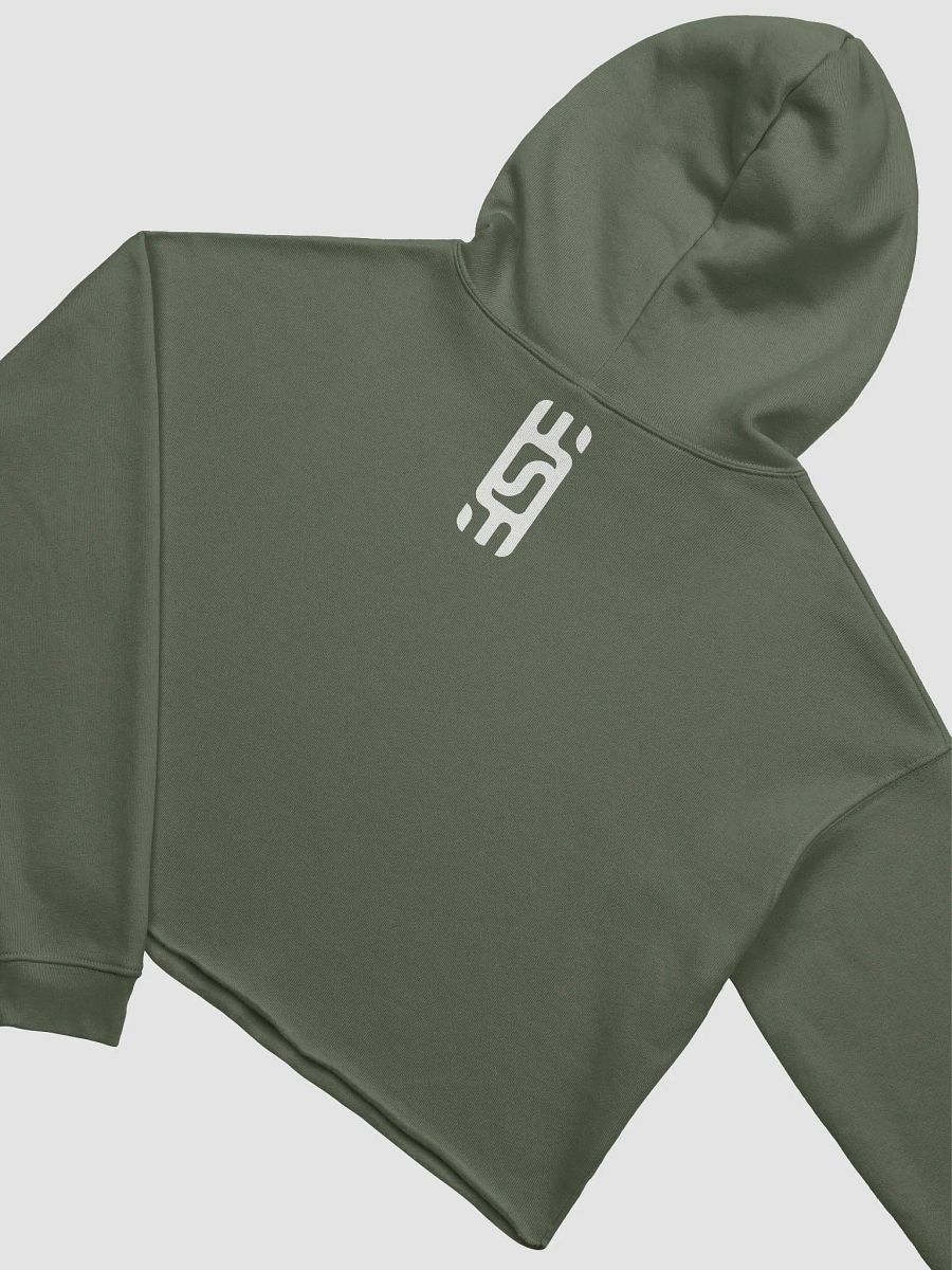 Abstract Monochrome Crop Hoodie product image (4)