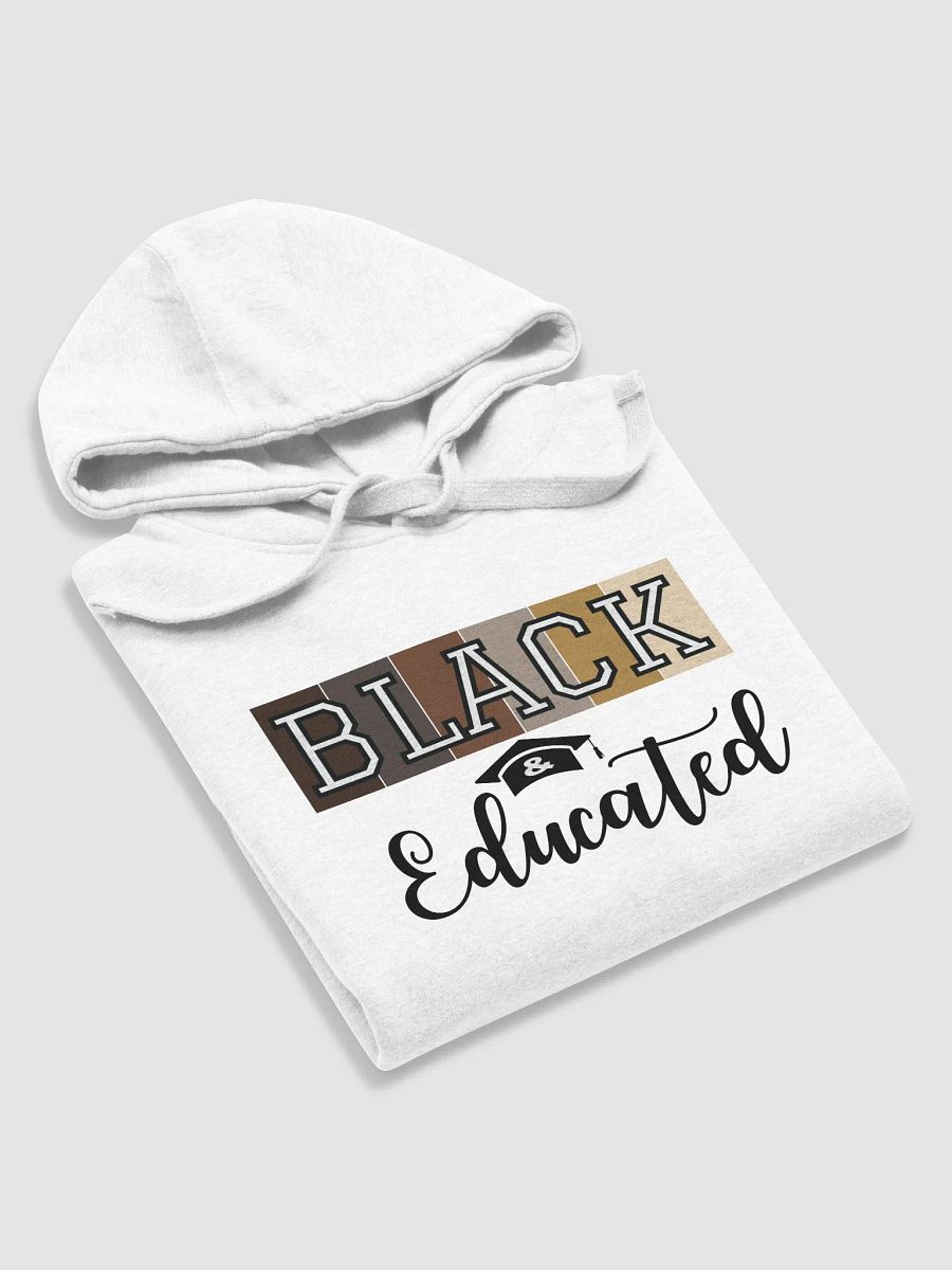 Black & Educated Varsity/Script Classic Pullover Hoodie product image (6)