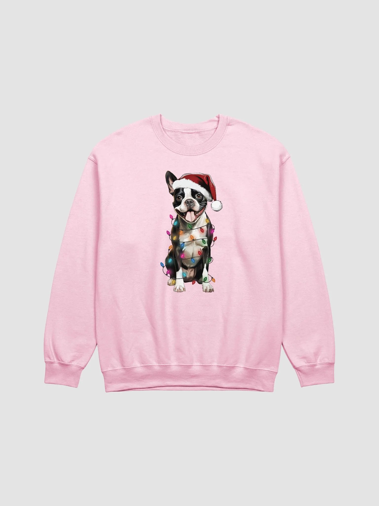 Funny Boston Terrier Christmas Sweatshirt for Bostie Paw-rents product image (13)