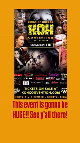 Kings of Horror Con FALL EDITION! It’s gonna be a good one, just look at the guest lineup! I don’t know how y’all make that h...